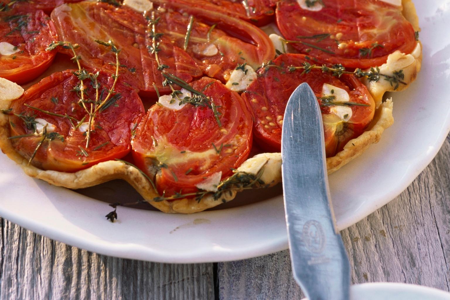 Tarte Tatin aux tomates