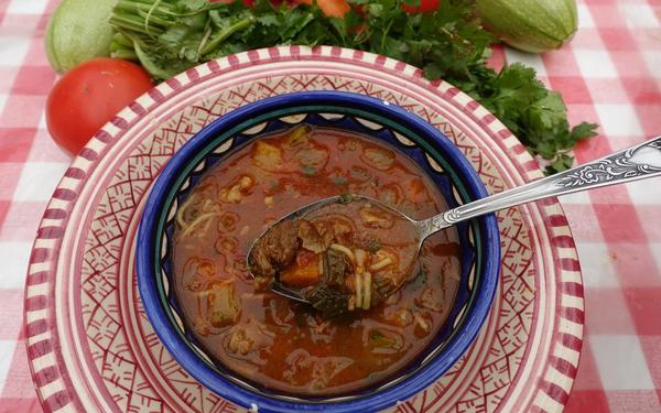 Chorba (soupe épicée à l’agneau et légumes)