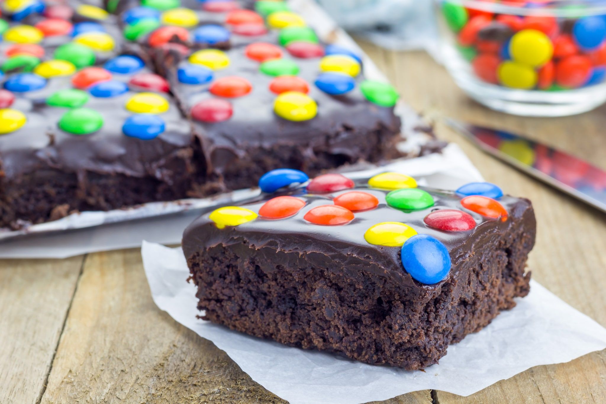 Brownies aux M&amp;M's