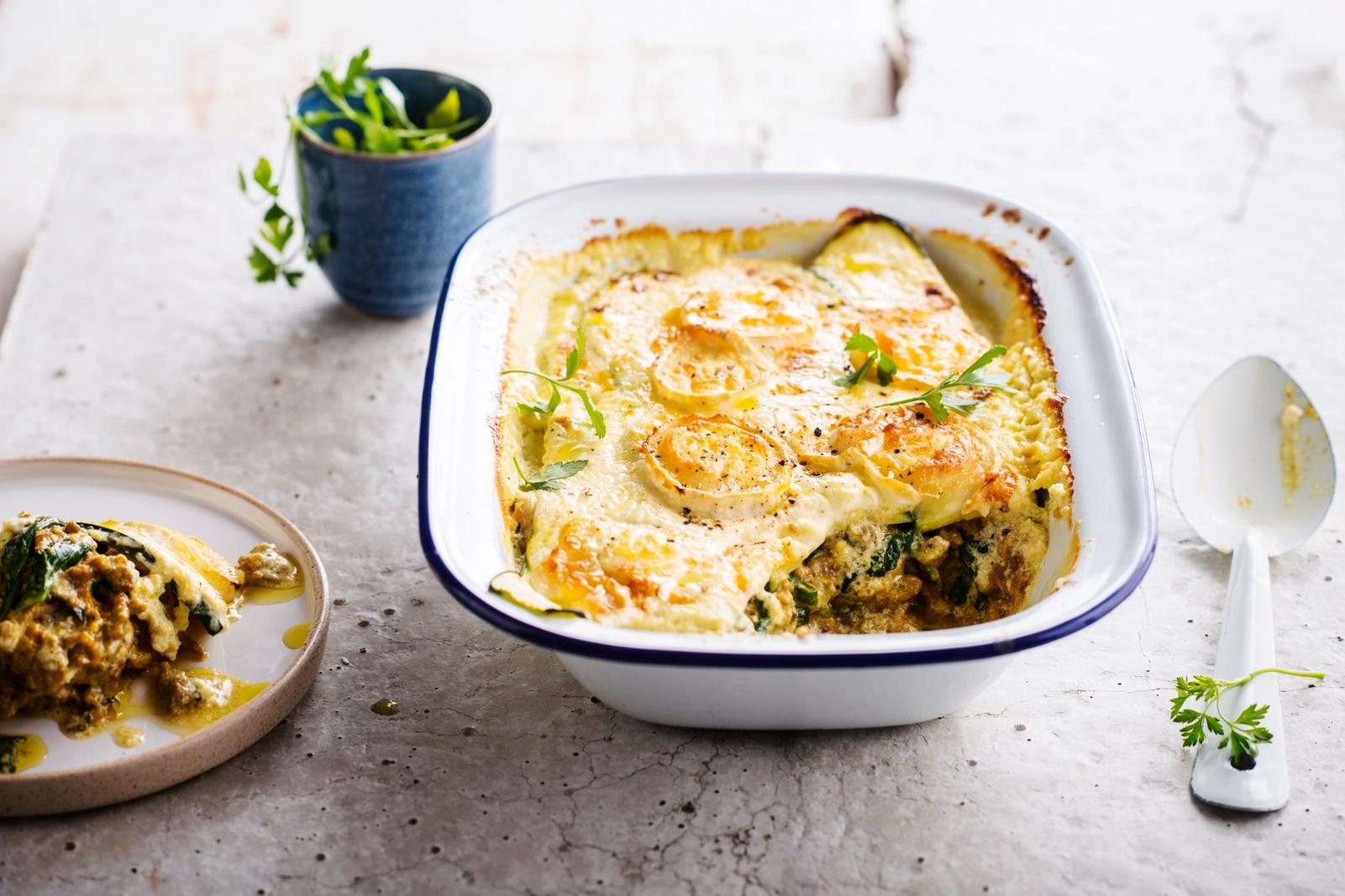 Gratin de courgettes au fromage de chèvre