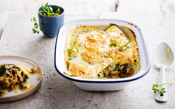 Gratin de courgettes au fromage de chèvre