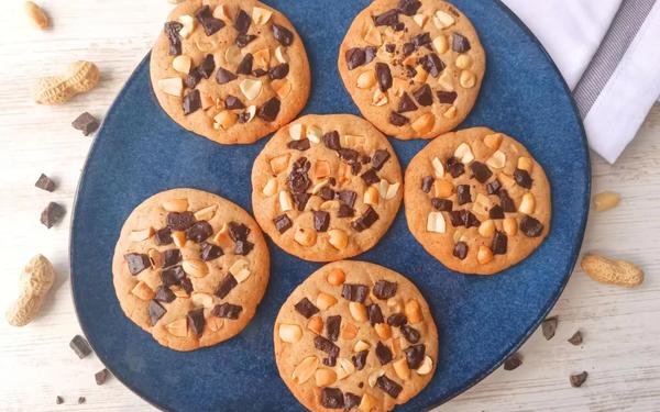 Cookies cacahuètes chocolat