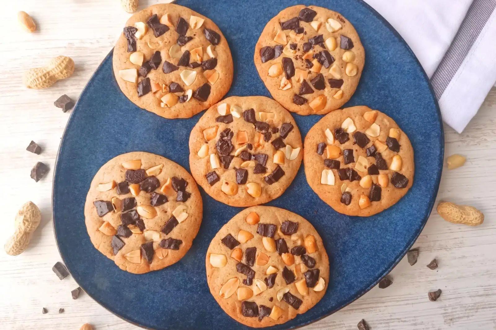 Cookies cacahuètes chocolat