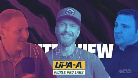 Three interview portraits side by side under the word INTERVIEW, with the UPA-A and Pickle Pro Labs logos.