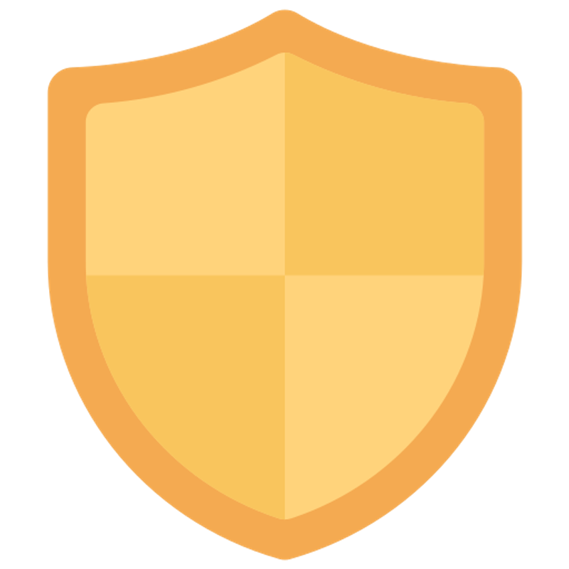 Gold shield icon marking the control paddle category.