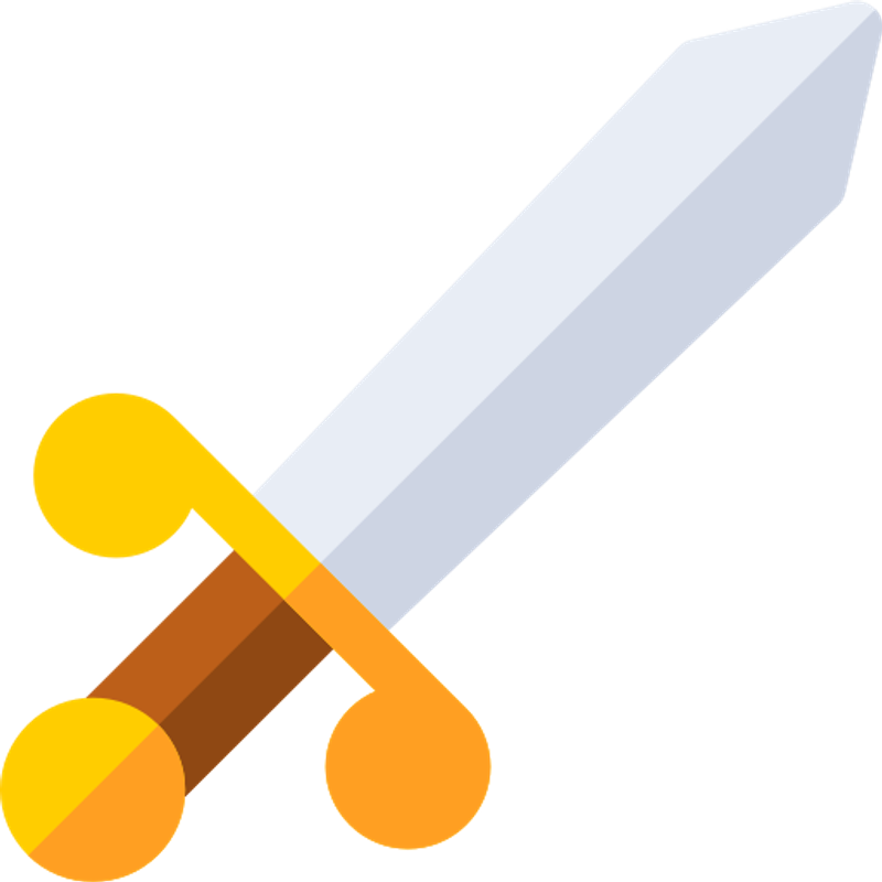 Sword icon marking the power paddle category.