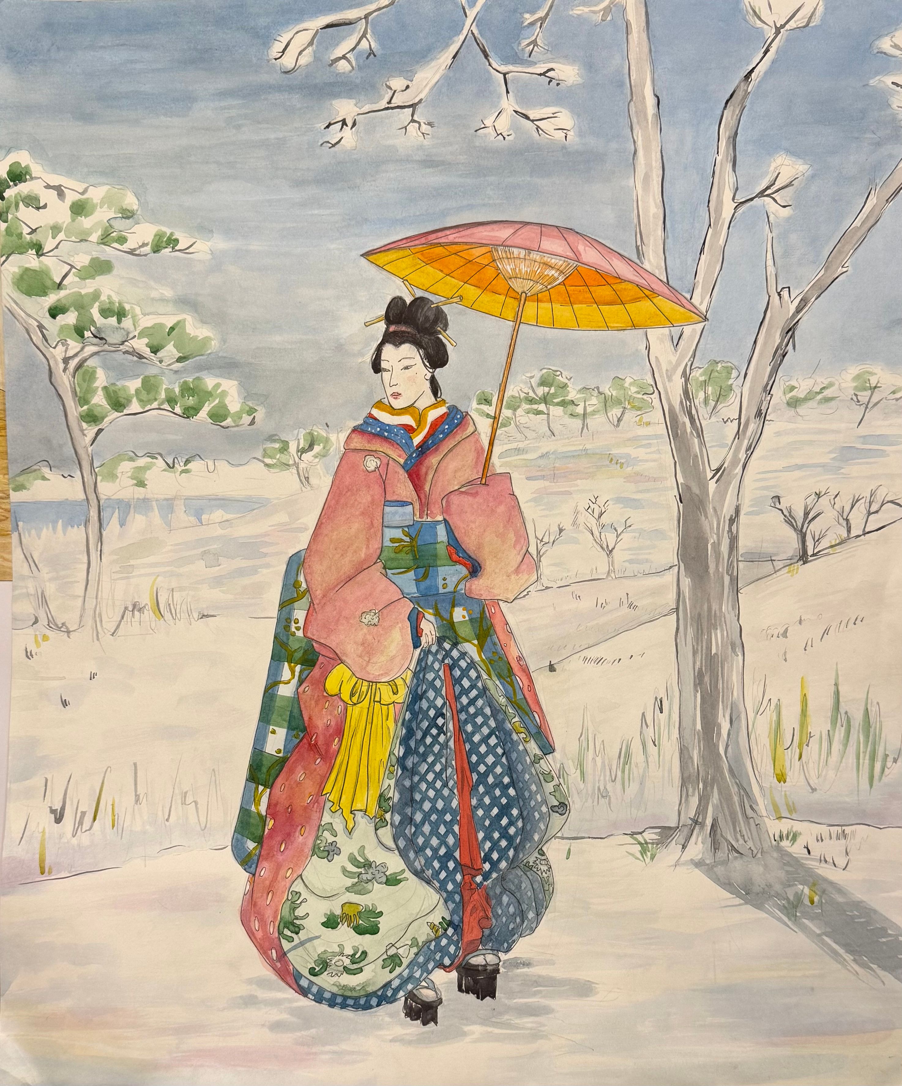 A Walk on a Snowy Day