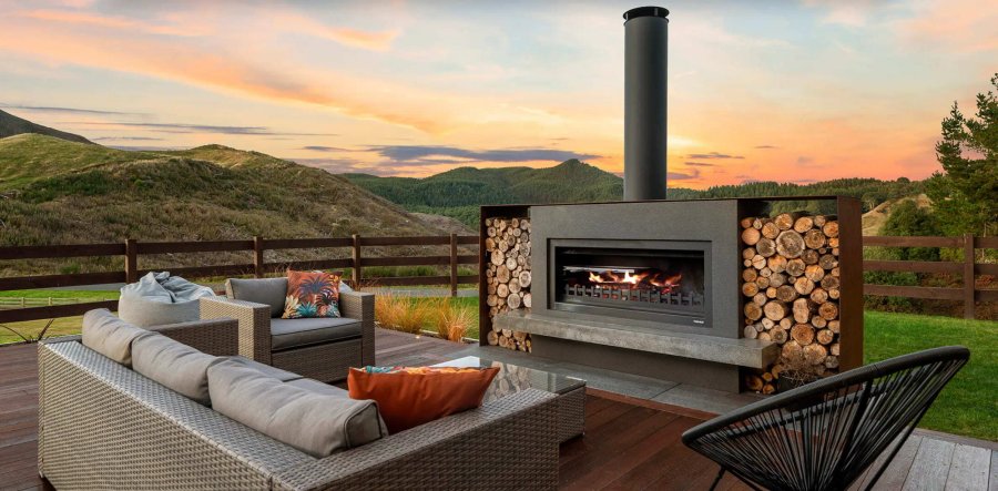 Gas vs Wood Outdoor Fireplace: Which is Right for an Alberta Backyard? - Green Ladder Contractors, Red Deer and Central Alberta
