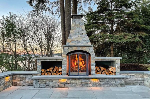 Outdoor Fireplace Cost in Central Alberta: What to Budget