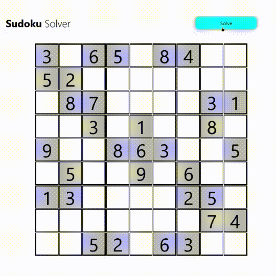 project image of Sudoku Solver