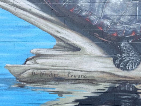 Mural artwork by Martin Freundorfer - Street art in Hintonburg, Ottawa, Ontario