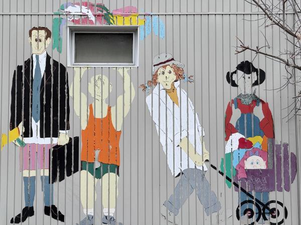 Untitled by Unknown - Mural in Wellington Village, Ontario