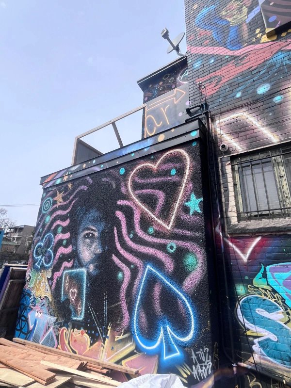 Public mural artwork in Hull, Ottawa - Street art scene