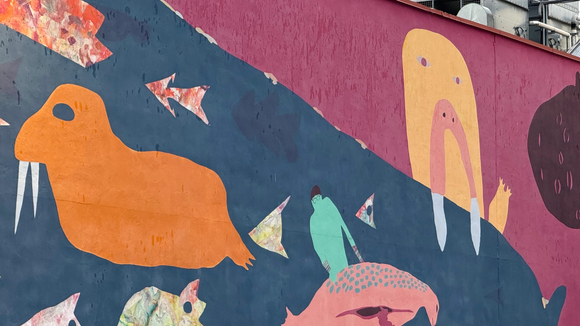 Tunnganarniq mural in Lowertown by Parr Josephee