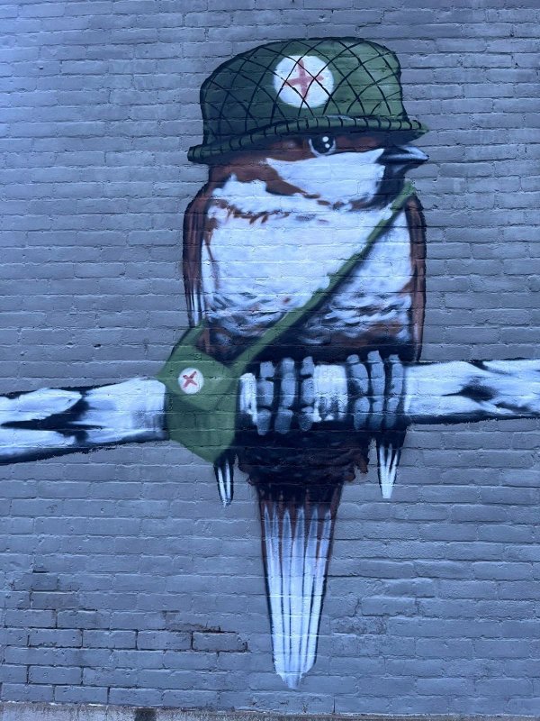 Mural artwork by Daniel Martelock - Street art in Mechanicsville, Ottawa, Ontario