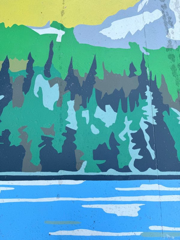 Canadiana Block by Dan Bergeron - Street art mural in Centretown, Ottawa, Ontario