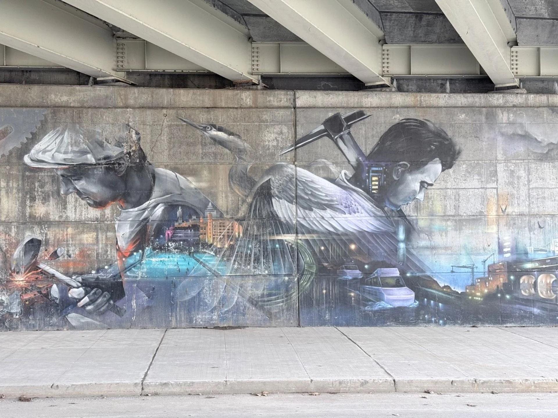 Urban street art in Byward Market, Ottawa by Style Over Status - Mural photography