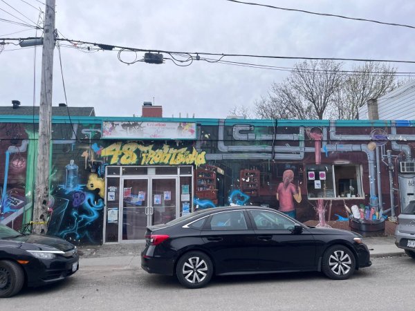 Vibrant street mural in Unknown, Ottawa, Ontario - Public art