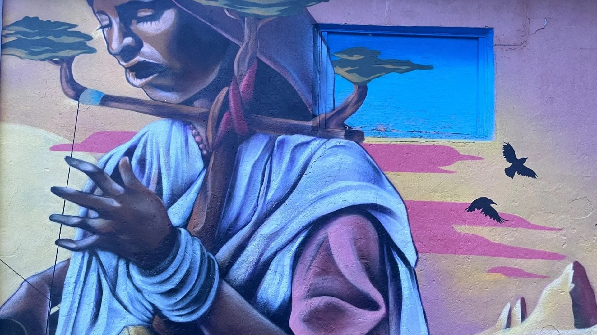 Mural artwork by Kalkidan Assefa - Street art in Mechanicsville, Ottawa, Ontario