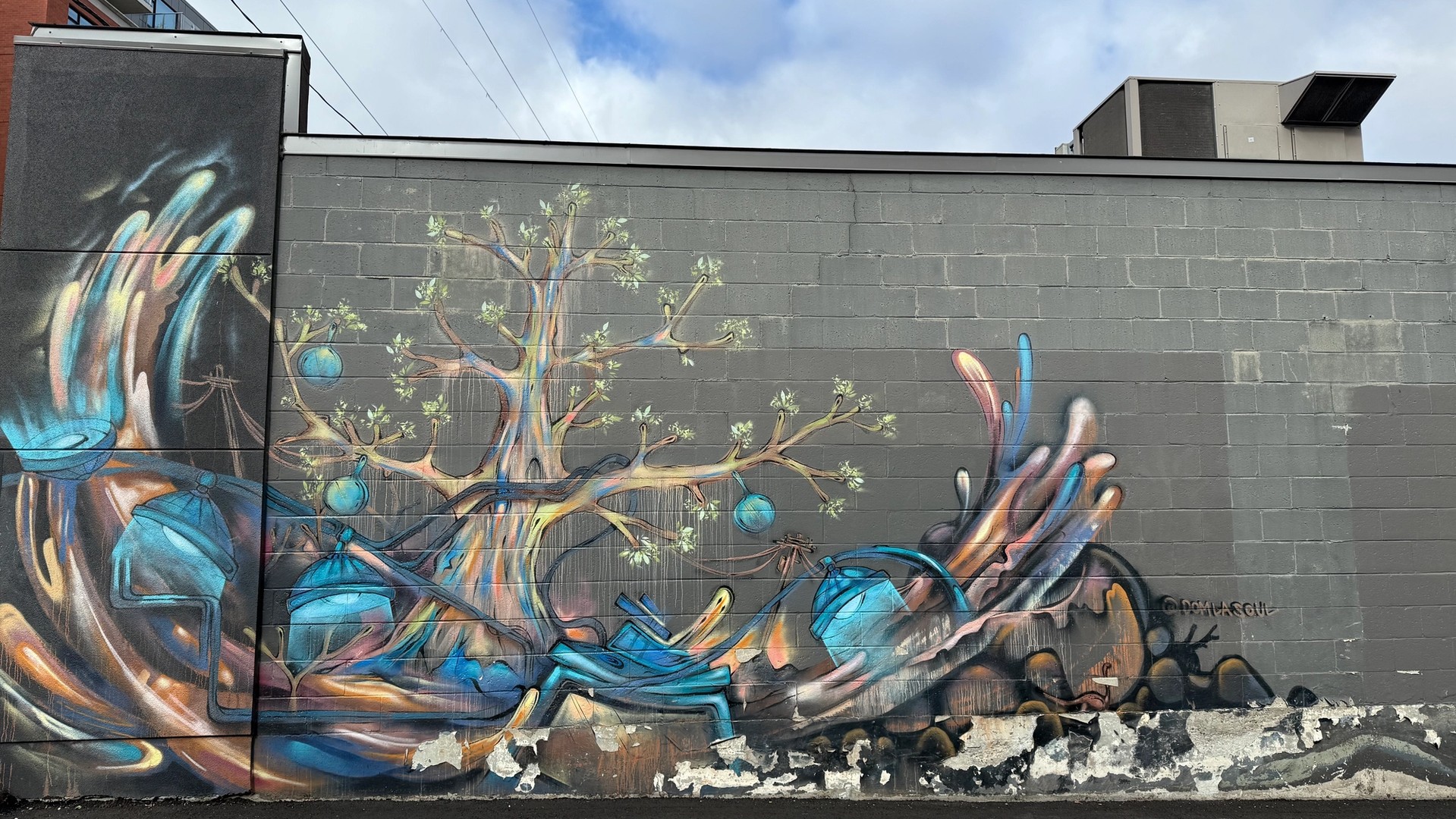 Sans titre mural in The Glebe by Dom Laporte