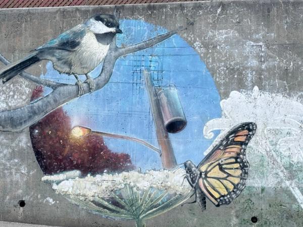 Mural artwork by Rene-Pierre Beaudry (ARPi) - Street art in Hintonburg, Ottawa, Ontario