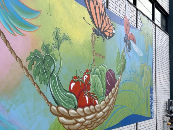 Mural artwork by Claudia Salguero - Street art in Golden Triangle, Ottawa, Ontario