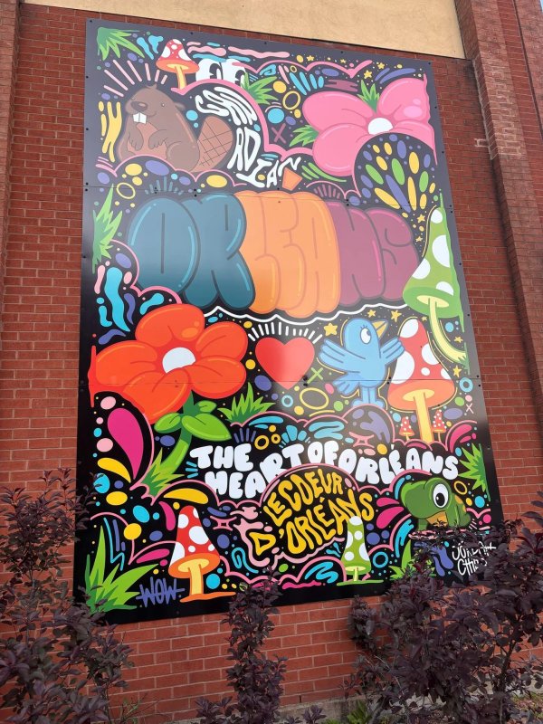 Mural artwork by Jordan Childs - Street art in Orléans, Ottawa, Ontario