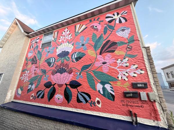 Mural artwork by MC Marquis - Street art in Hull, Ottawa, Ontario