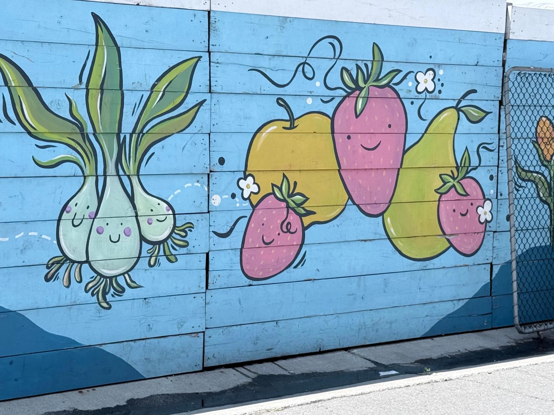 Mural artwork by Kasia Niton - Street art in Byward Market, Ottawa, Ontario
