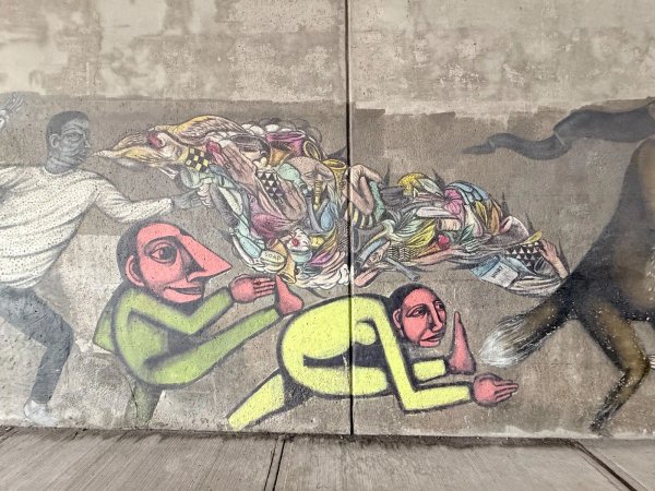 Street art mural in Centretown, Ottawa - Urban art photography