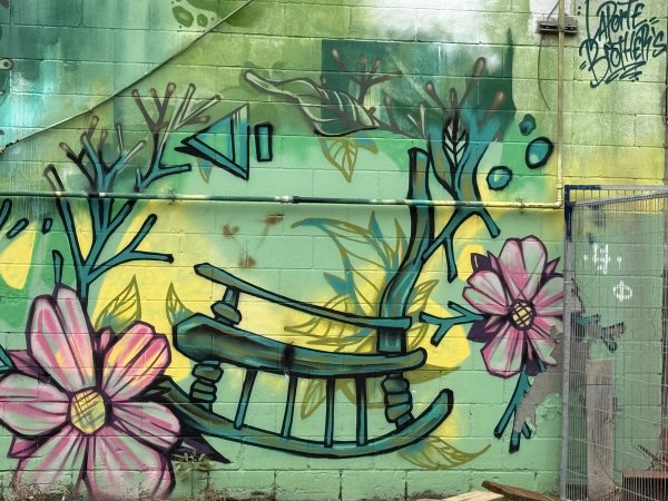 Planet Botanix street art mural photo 3