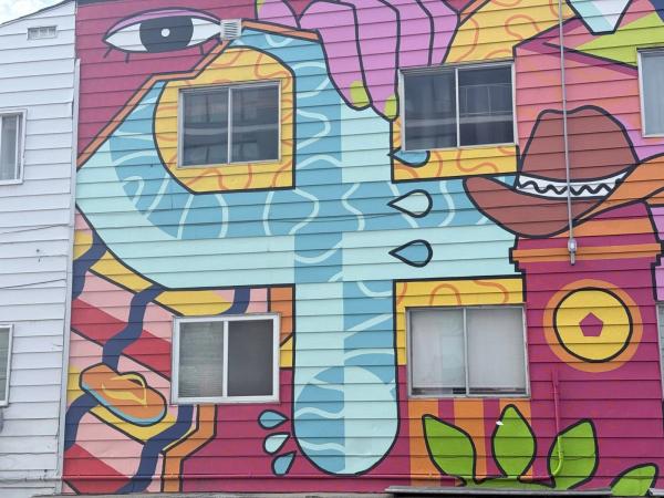 Toi, Eux et moi by Andree Godin - Street art mural in Hull, Ottawa, Ontario