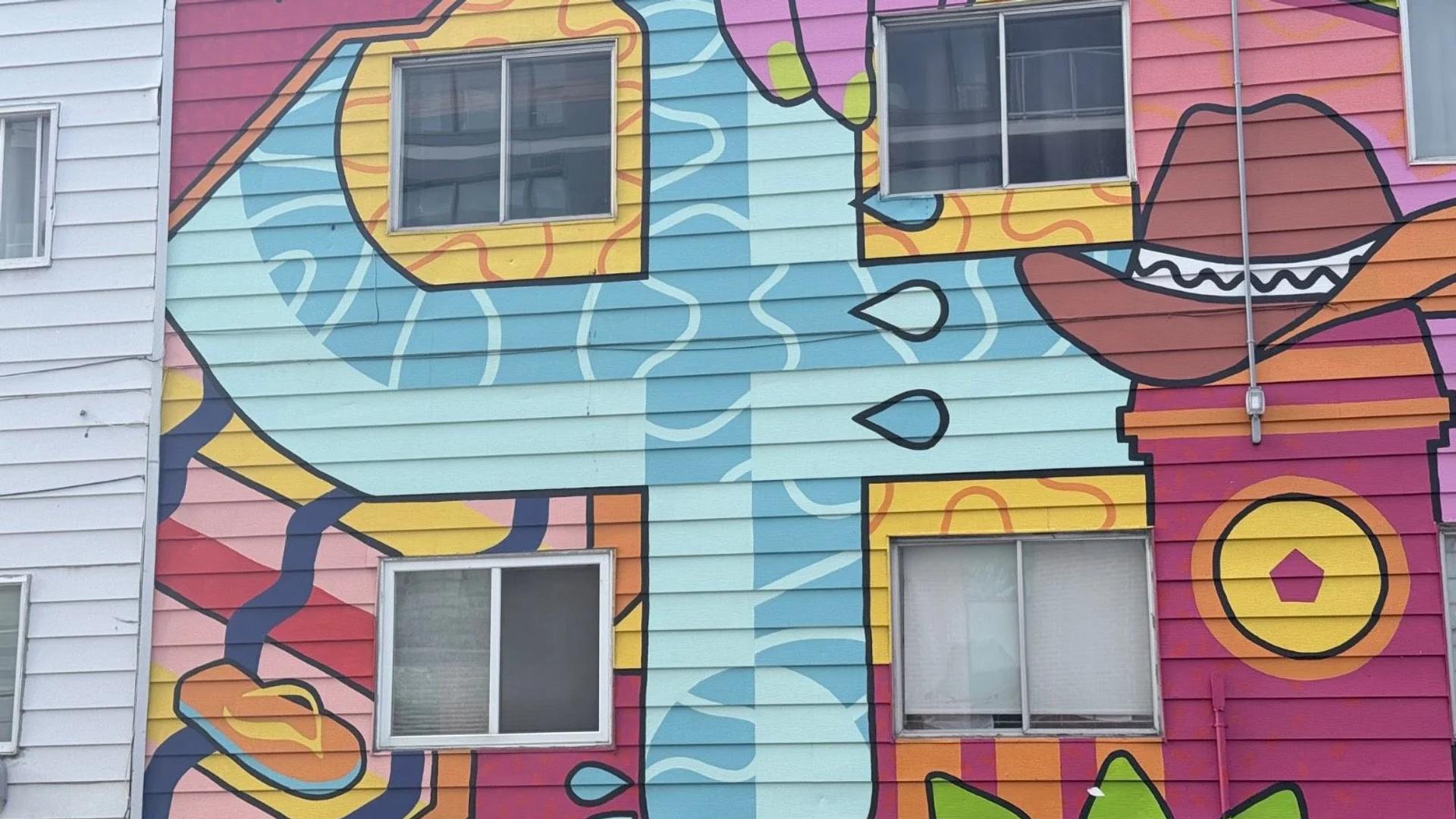 Toi, Eux et moi by Andree Godin - Street art mural in Hull, Ottawa, Ontario