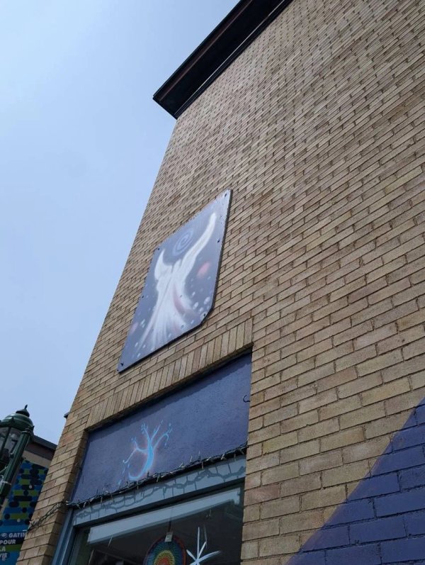 Public mural artwork in Hull, Ottawa - Street art scene