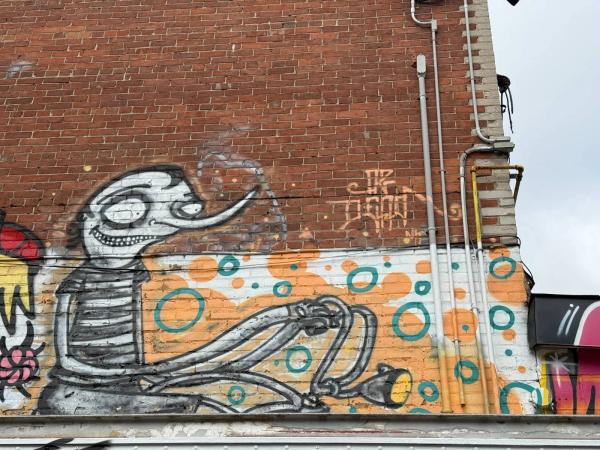 Untitled by AZDEAD - Mural in Chinatown, Ontario