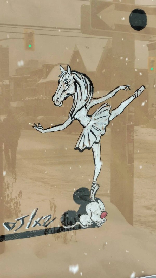 Untitled by Djix2  - Mural in Centretown, Ontario