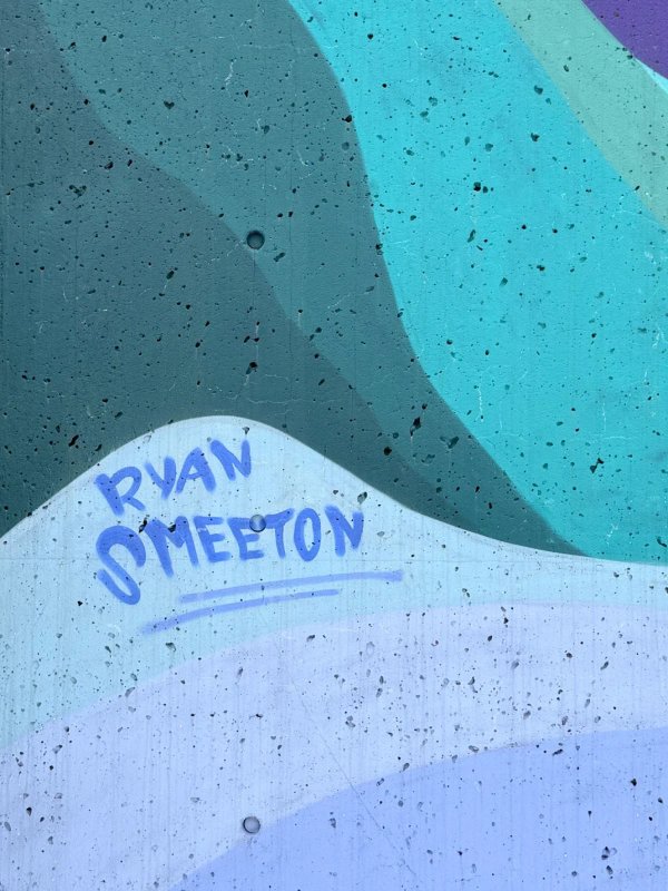 Mural artwork by Ryan Smeeton - Street art in Byward Market, Ottawa, Ontario