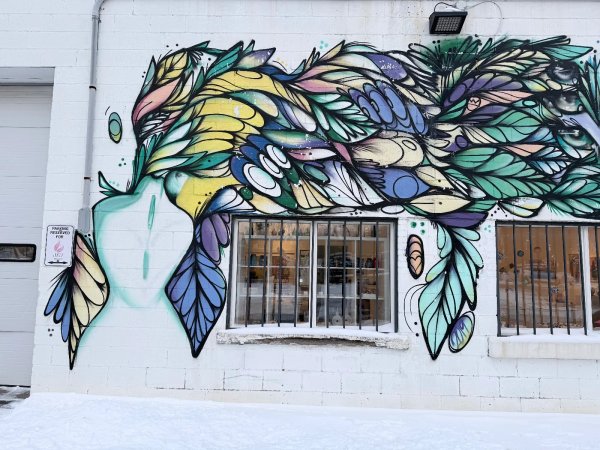 Untitled by Mique Michelle - Mural in Hintonburg, Ontario