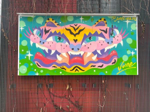 Untitled Submission by Jieun Kim Art - Mural in Hintonburg, Ontario