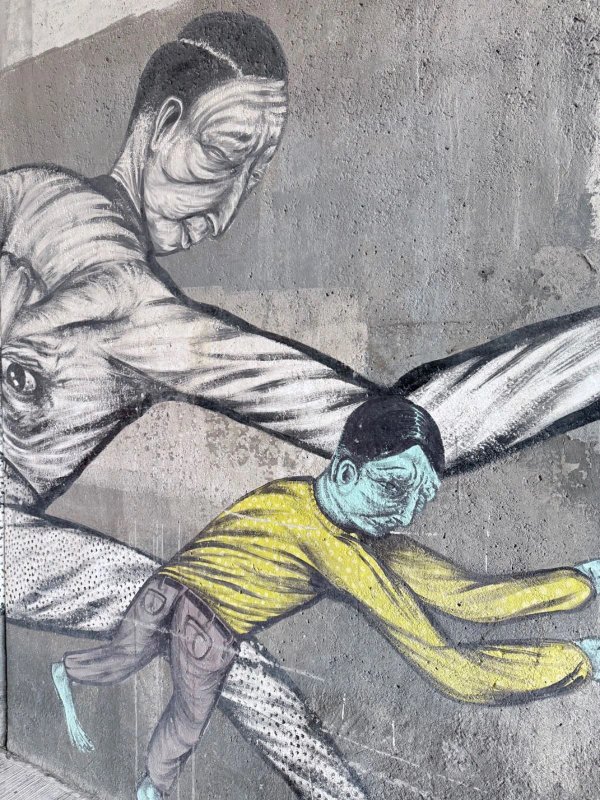 Street art mural in Centretown, Ottawa - Urban art photography
