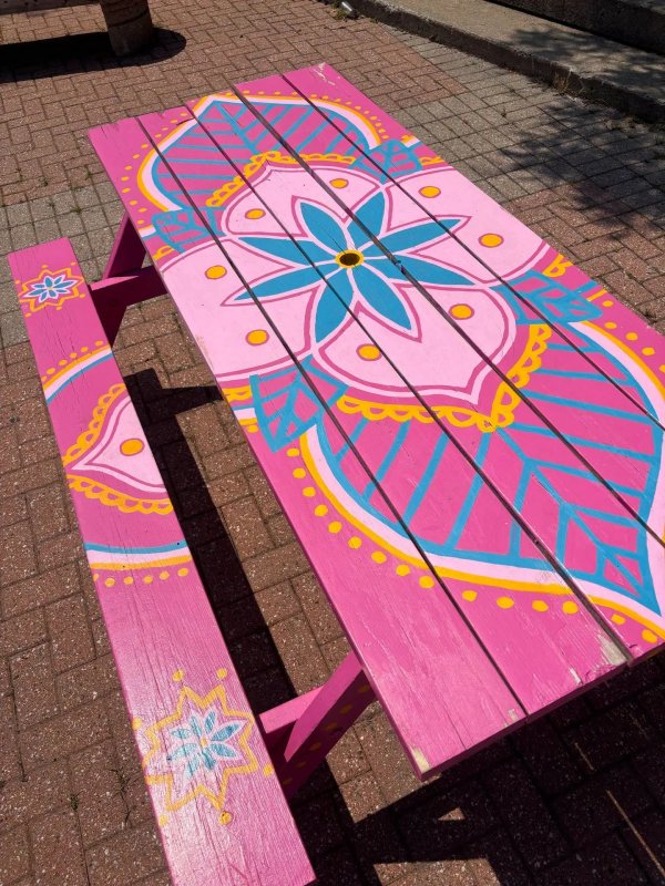 Vibrant street mural in Orléans, Ottawa, Ontario - Public art