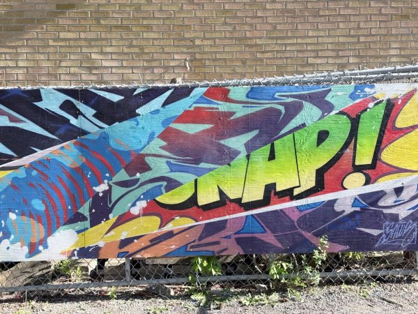 Public mural artwork in Hull, Ottawa - Street art scene