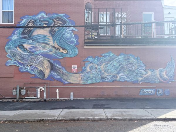 Untitled by Unknown - Mural in Wellington Village, Ontario