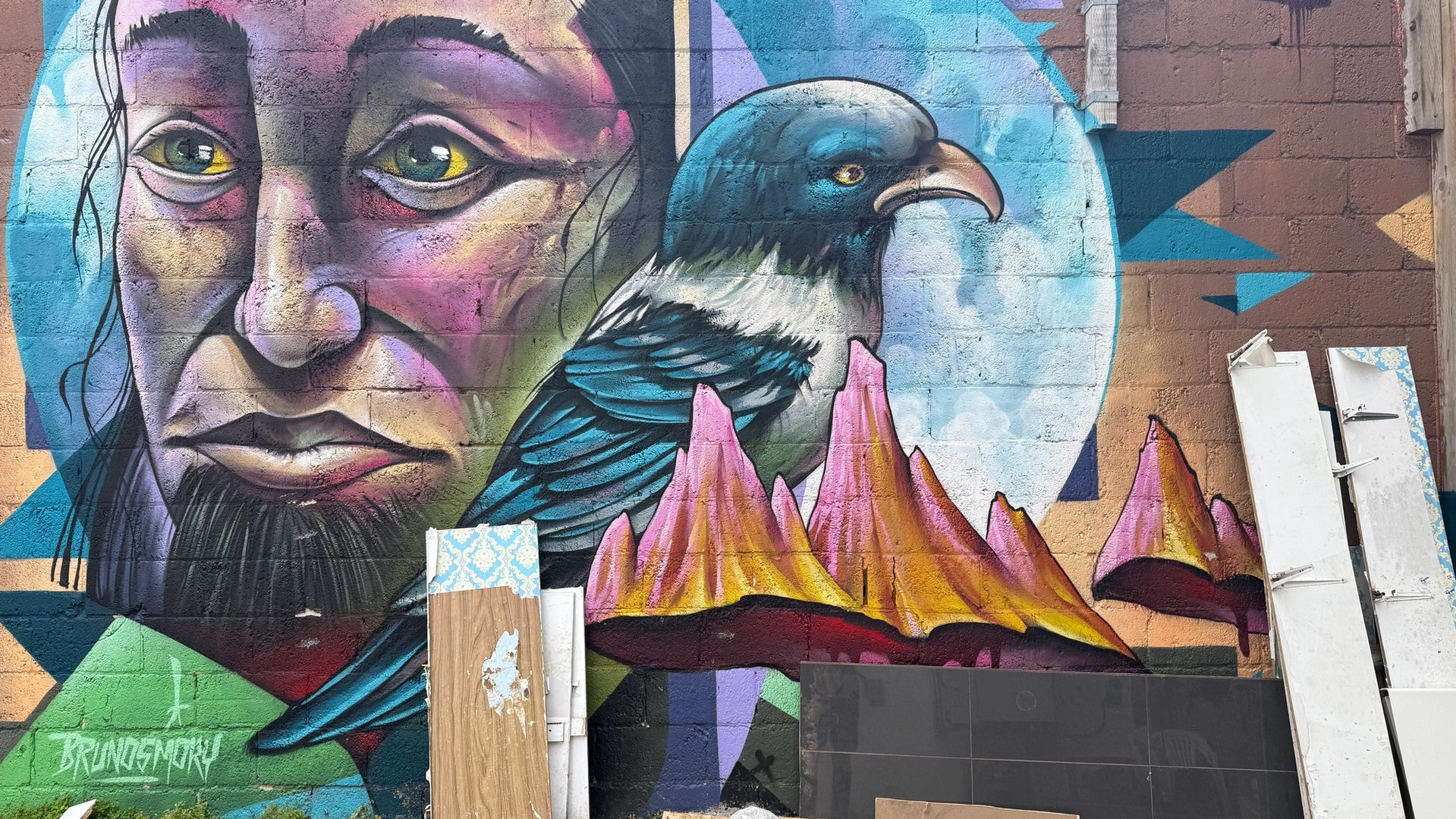 Inconnu mural in The Glebe by Clandestinos