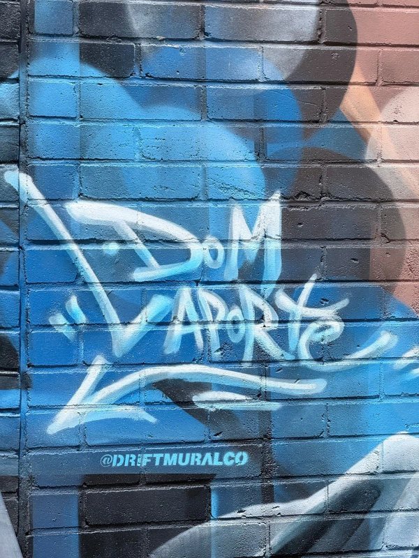 Bank Street Dog Mural by Dom Laporte - Street art mural in The Glebe, Ottawa, Ontario