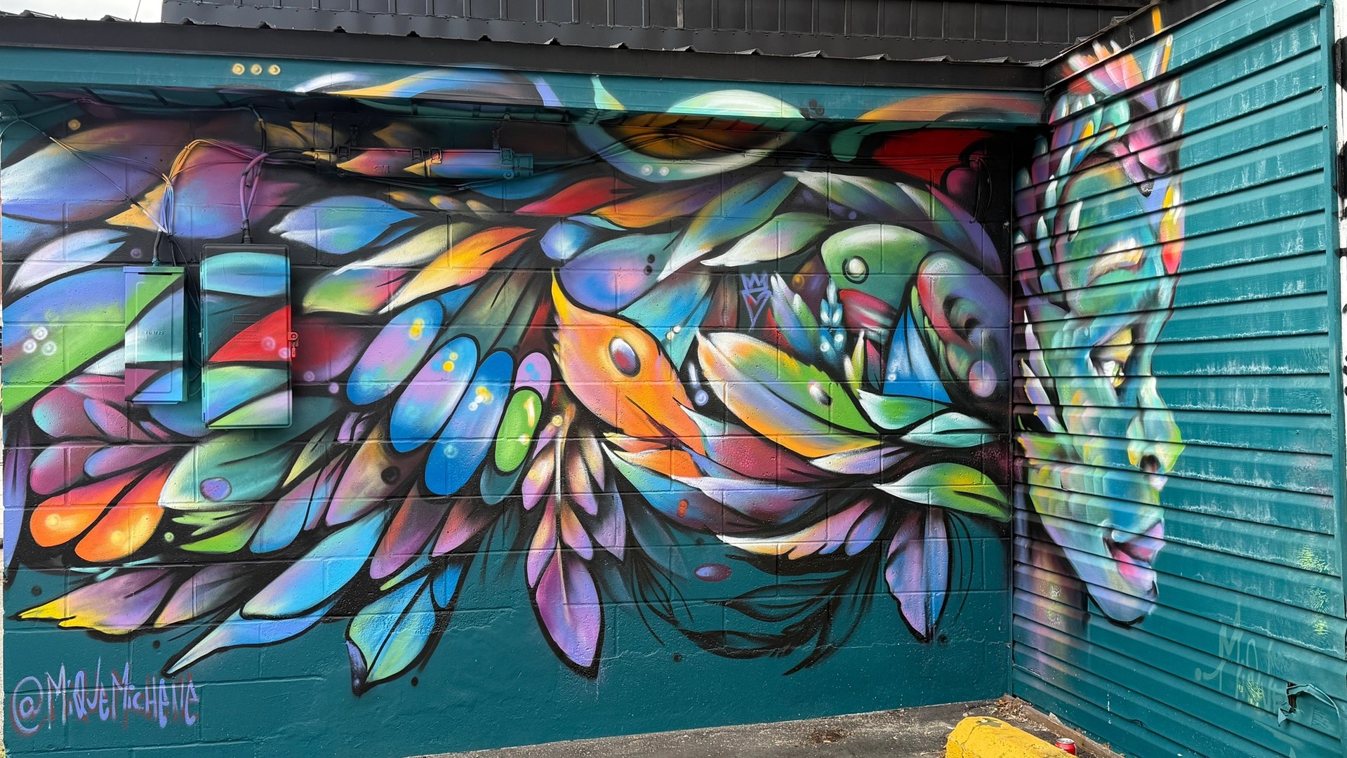 Inconnu mural in Centretown by Mique Michelle