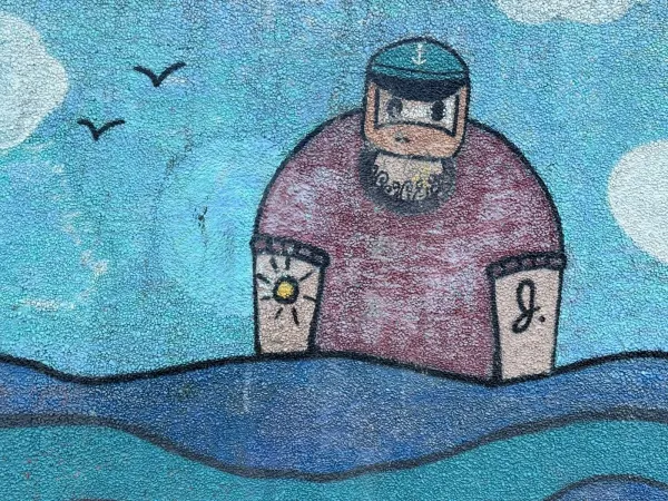 Mural by TRP613 at Regina Street Alternative School 2599 (2023) by TRP613