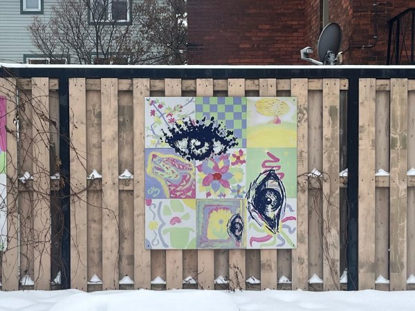Street art mural in Centretown, Ottawa - Urban art photography