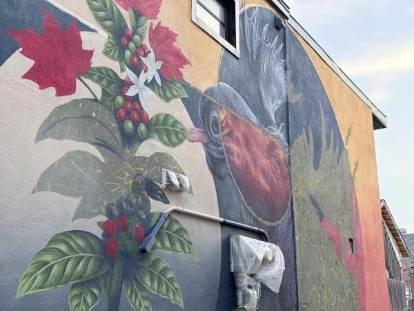 Mural artwork by Jhon Ramirez - Street art in Hull, Ottawa, Ontario