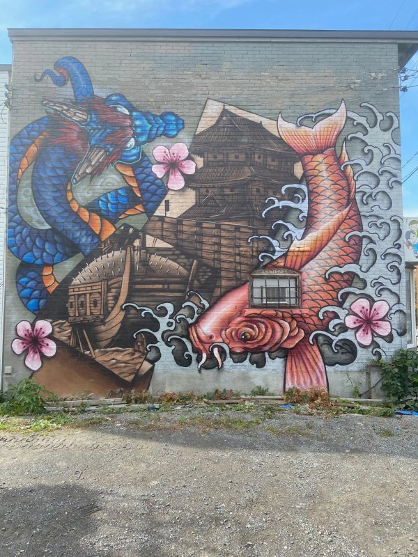 Untitled Submission by Dan Metcalfe - Street art mural in Chinatown, Ottawa, Ontario